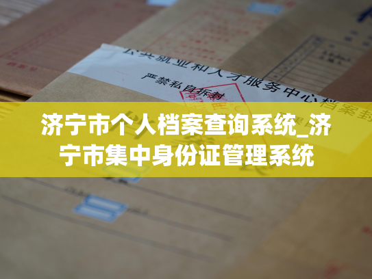 济宁市个人档案查询系统_济宁市集中身份证管理系统