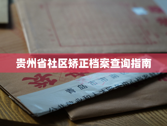 贵州省社区矫正档案查询指南