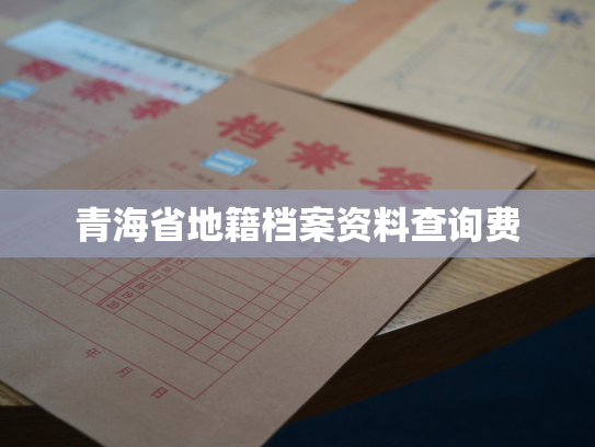 青海省地籍档案资料查询费