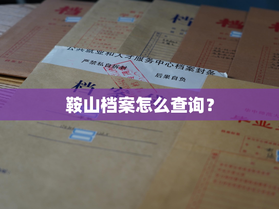 鞍山档案怎么查询？