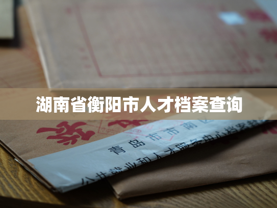 湖南省衡阳市人才档案查询
