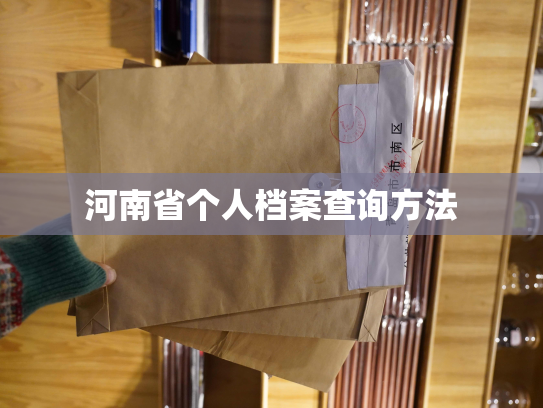 河南省个人档案查询方法