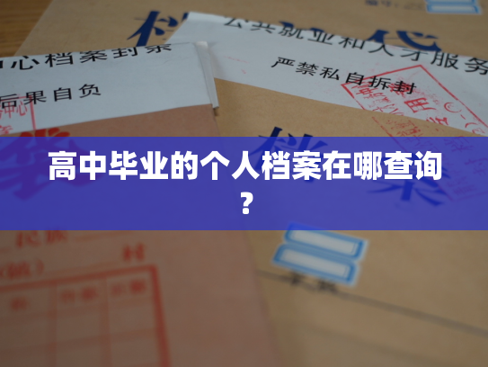 高中毕业的个人档案在哪查询？