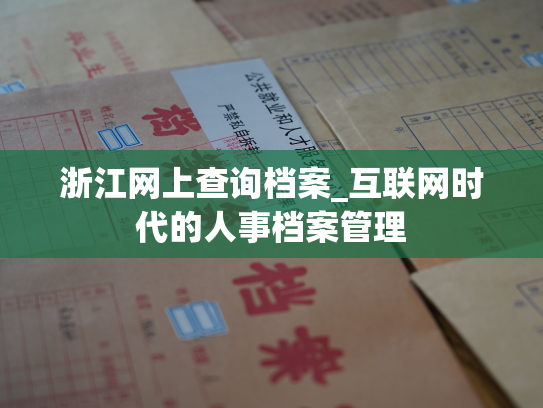 浙江网上查询档案_互联网时代的人事档案管理