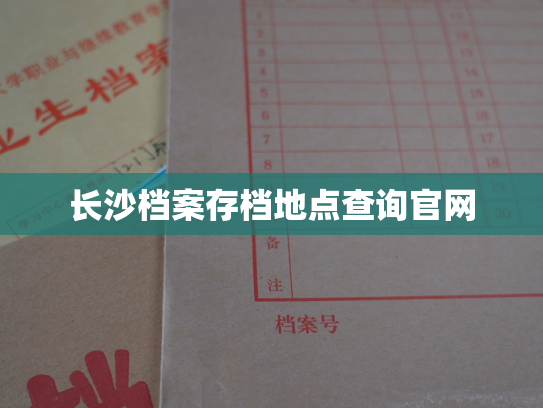 长沙档案存档地点查询官网