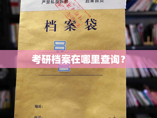 考研档案在哪里查询？
