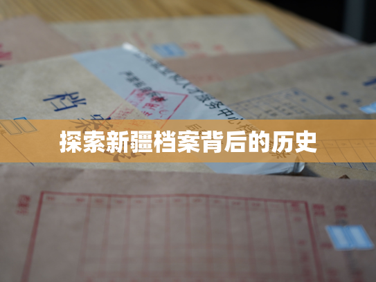 探索新疆档案背后的历史
