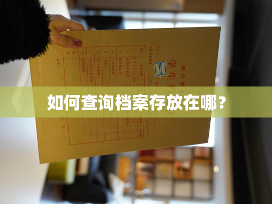 如何查询档案存放在哪？