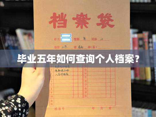 毕业五年如何查询个人档案？