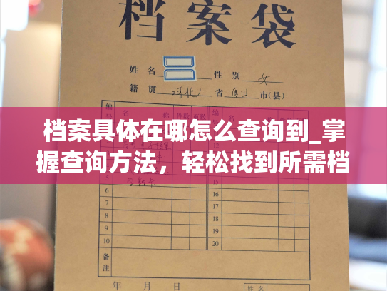 档案具体在哪怎么查询到_掌握查询方法，轻松找到所需档案