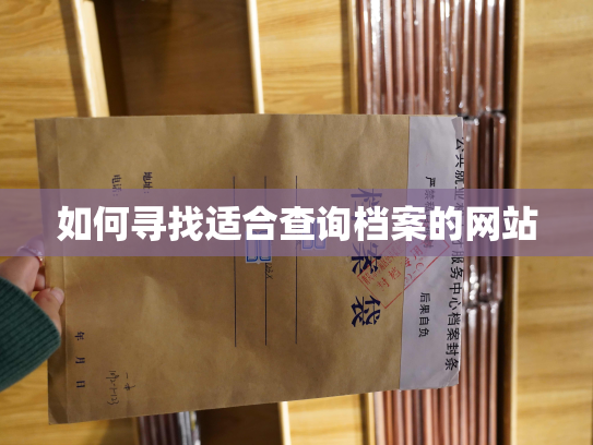 如何寻找适合查询档案的网站