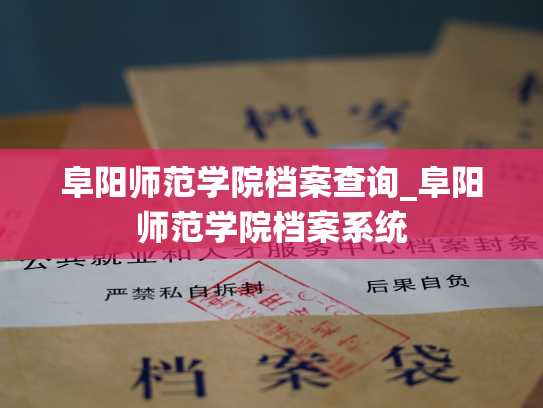 阜阳师范学院档案查询_阜阳师范学院档案系统