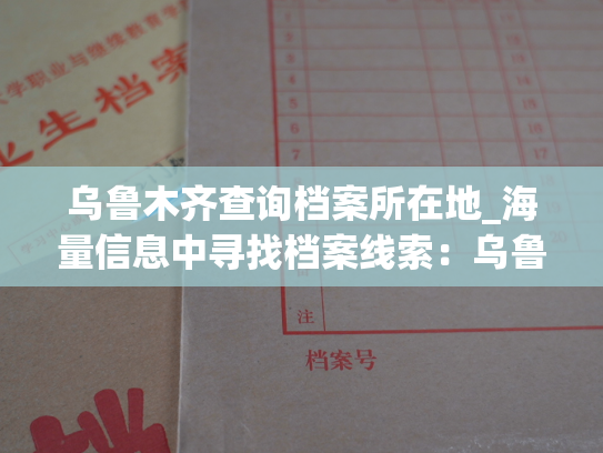 乌鲁木齐查询档案所在地_海量信息中寻找档案线索：乌鲁木齐的大数据查询之道