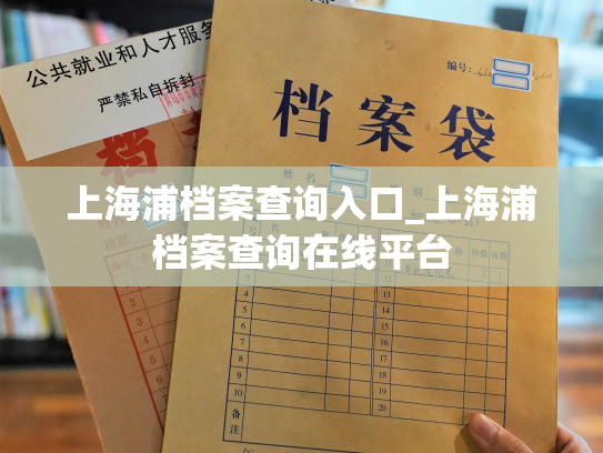 上海浦档案查询入口_上海浦档案查询在线平台