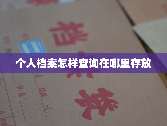 个人档案怎样查询在哪里存放