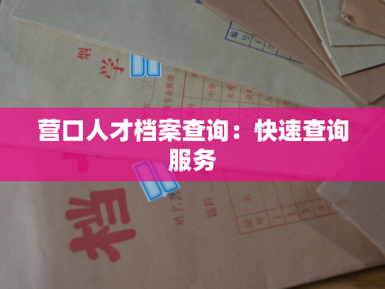营口人才档案查询：快速查询服务