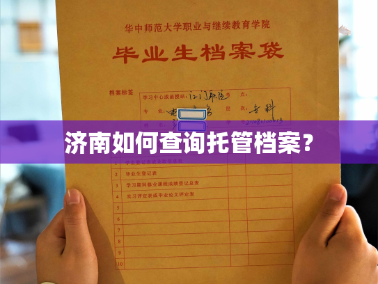 济南如何查询托管档案？