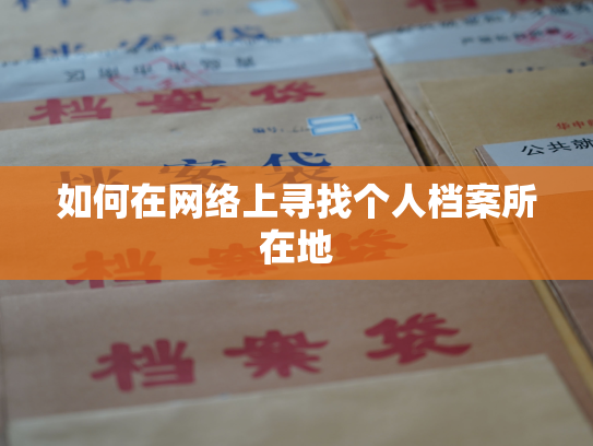 如何在网络上寻找个人档案所在地