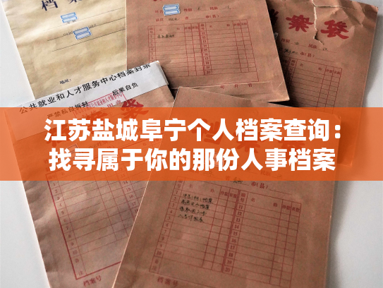 江苏盐城阜宁个人档案查询：找寻属于你的那份人事档案