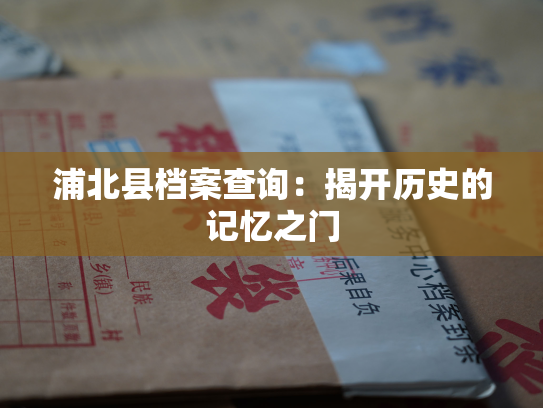 浦北县档案查询：揭开历史的记忆之门