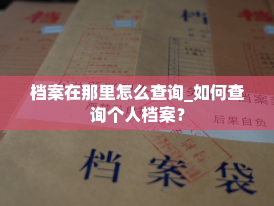 档案在那里怎么查询_如何查询个人档案？