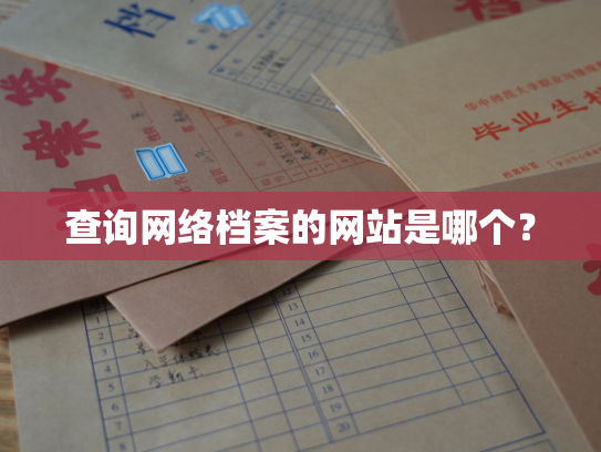 查询网络档案的网站是哪个？