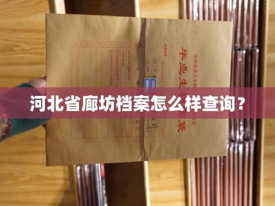 河北省廊坊档案怎么样查询？