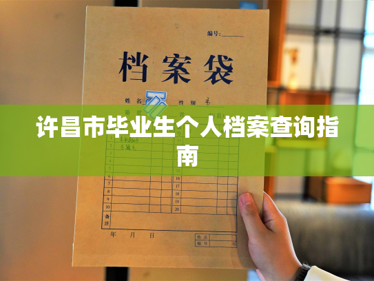 许昌市毕业生个人档案查询指南