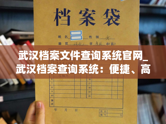 武汉档案文件查询系统官网_武汉档案查询系统：便捷、高效的个人档案查询网站