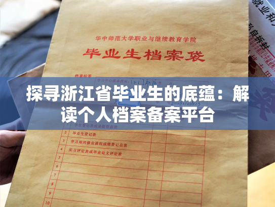 探寻浙江省毕业生的底蕴：解读个人档案备案平台
