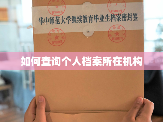 如何查询个人档案所在机构
