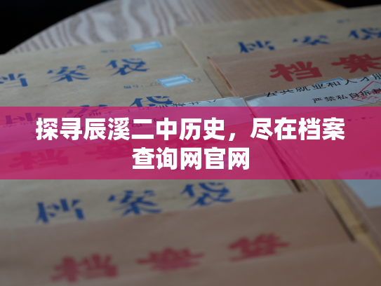 探寻辰溪二中历史，尽在档案查询网官网