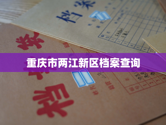重庆市两江新区档案查询