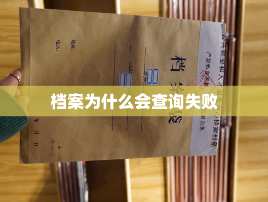 档案为什么会查询失败