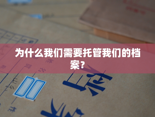 为什么我们需要托管我们的档案？