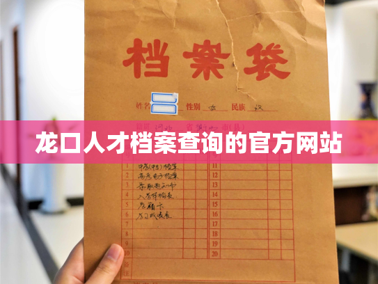 龙口人才档案查询的官方网站
