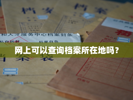 网上可以查询档案所在地吗？