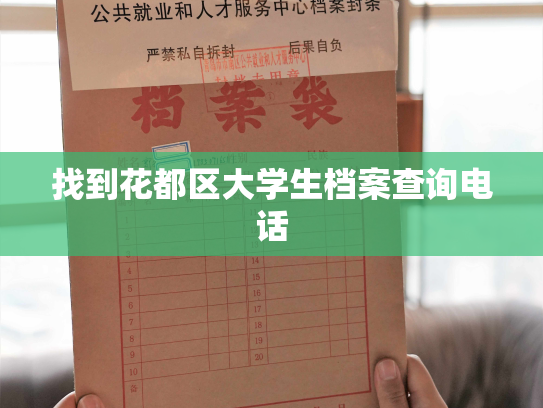 找到花都区大学生档案查询电话