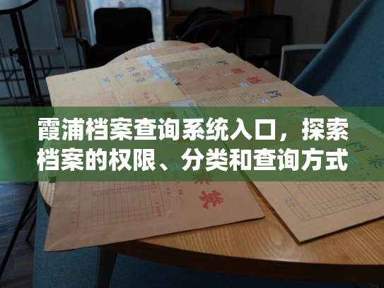 霞浦档案查询系统入口，探索档案的权限、分类和查询方式