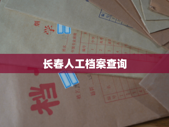 长春人工档案查询