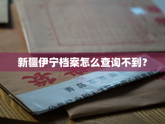 新疆伊宁档案怎么查询不到？