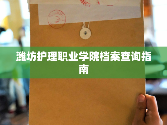 潍坊护理职业学院档案查询指南