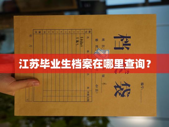 江苏毕业生档案在哪里查询？