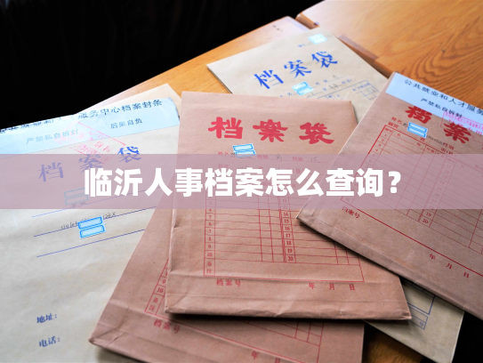 临沂人事档案怎么查询？