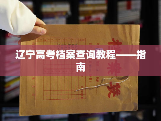 辽宁高考档案查询教程——指南
