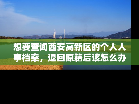想要查询西安高新区的个人人事档案，退回原籍后该怎么办？