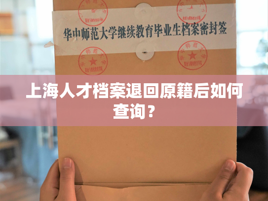 上海人才档案退回原籍后如何查询？