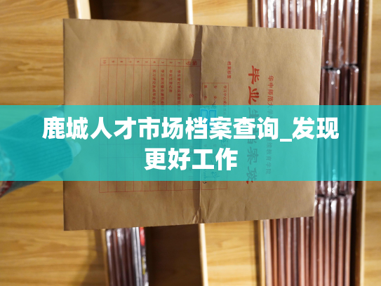 鹿城人才市场档案查询_发现更好工作