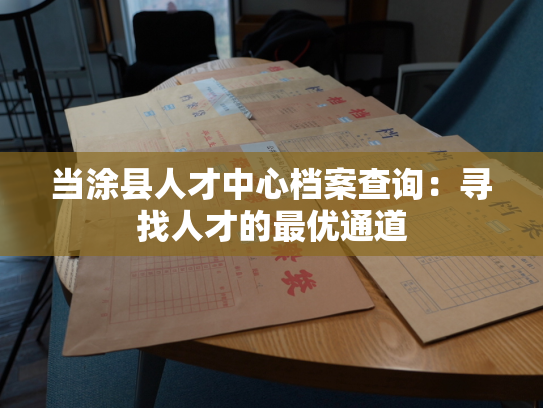 当涂县人才中心档案查询：寻找人才的最优通道