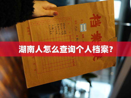 湖南人怎么查询个人档案？